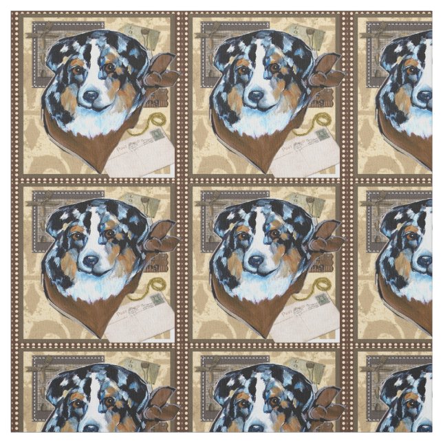 Australian Shepherd Stoff (Muster)