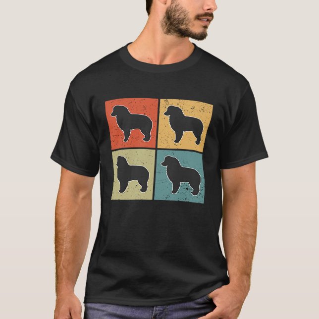 Australian Shepherd Vintage  1 T-Shirt (Vorderseite)