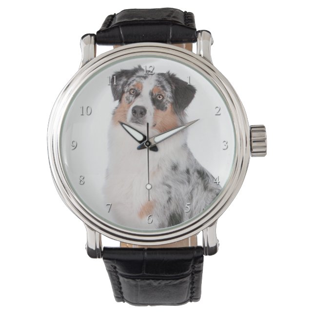 Australian Shepherd Watch Armbanduhr (Vorderseite)