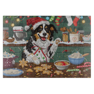 Australian Shepherd Weihnachtsbäckerei Schneidebrett