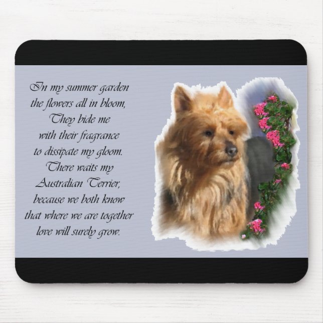 Australian Terrier Art Gifts Mousepad (Vorne)