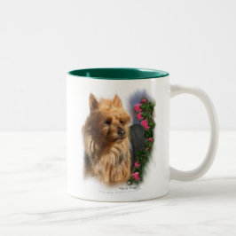 Australian Terrier Art Gifts Zweifarbige Tasse