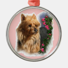 Australian Terrier Art Ornament Aus Metall