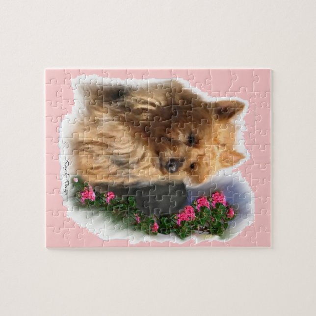 Australian Terrier Art Puzzle (Horizontal)