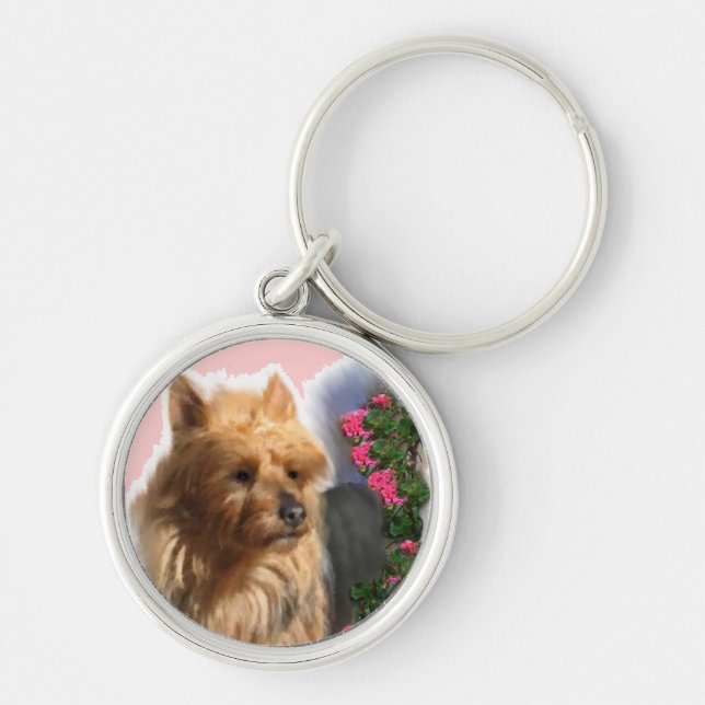 Australian Terrier Art Schlüsselanhänger (Vorne)