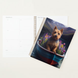 Australian Terrier auf Paddle: Ein landschaftliche Planer