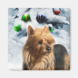 Australian Terrier Christmas Geschenke Magnet