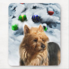 Australian Terrier Christmas Geschenke Mousepad