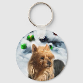 Australian Terrier Christmas Geschenke Schlüsselanhänger