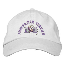 Australian Terrier Dog MAMA Bestickte Baseballkappe