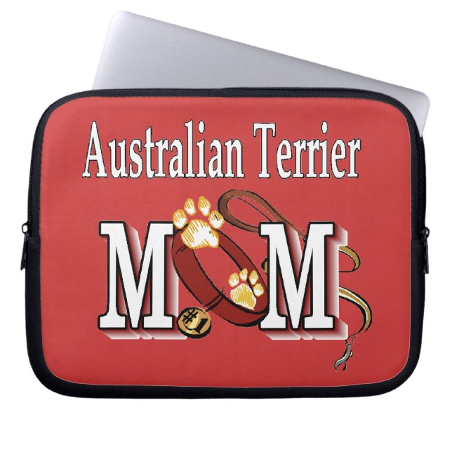 Australian Terrier Dog MAMA Laptopschutzhülle (Vorderseite)