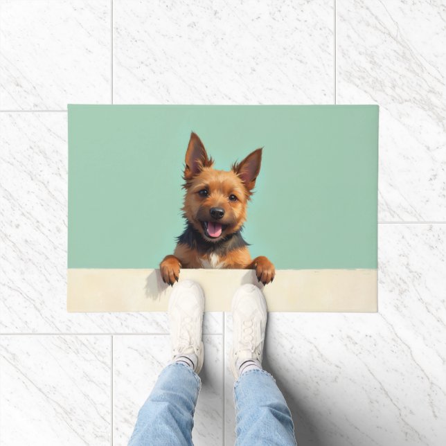 Australian Terrier Doormat Art Fußmatte (Indoor)