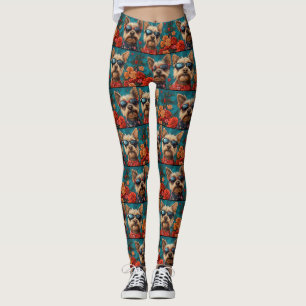 Australian Terrier Heart Rose Valentinstag Leggings