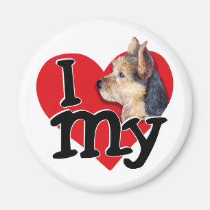 Australian Terrier I (heart) my Magnet