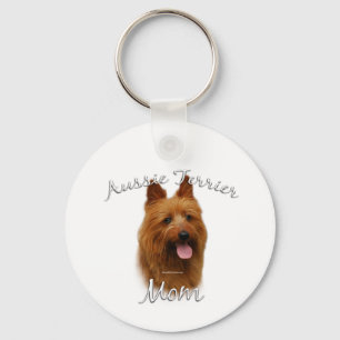 Australian Terrier Mama 2 Schlüsselanhänger