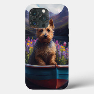 Australian Terrier on Paddle: Ein Landschaftliches Case-Mate iPhone Hülle
