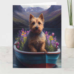 Australian Terrier on Paddle: Ein Landschaftliches Karte