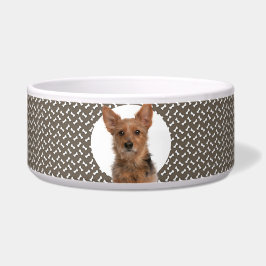 Australian Terrier Personalize Foto & Name Dog Napf