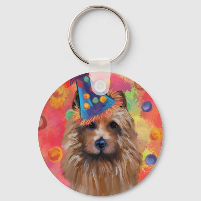 Australian Terrier Schlüsselanhänger (Vorderseite)