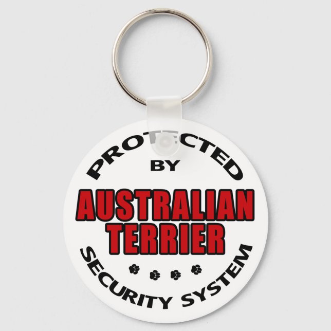Australian Terrier Security Schlüsselanhänger (Vorderseite)
