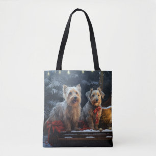 Australian Terrier Snowy Sleigh Weihnachtsdekor