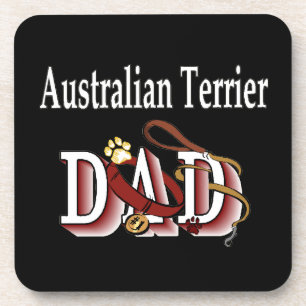 Australian Terrier Vater Untersetzer