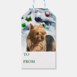 Australian Terrier Weihnachtsgeschenke Tags Geschenkanhänger