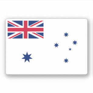 Australian White Ensign Aufkleber