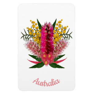 Australian Wild Blume Magnet