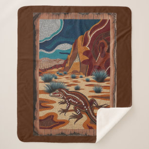 Australian Wild Lizard Wildlife Scene Sherpadecke