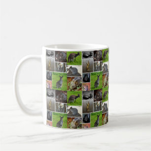 Australian Wildlife Picture Collage, Kaffeetasse
