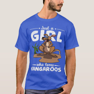 Australian Women Outback Girls Zoo Tier Kangaroo T-Shirt