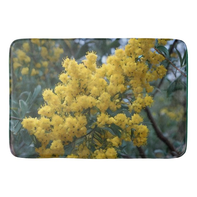 Australian Yellow Wattle Tree, Badematte (Vorderseite)