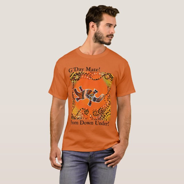AUSTRALIANISCHE KUNST T-Shirt (Vorne ganz)