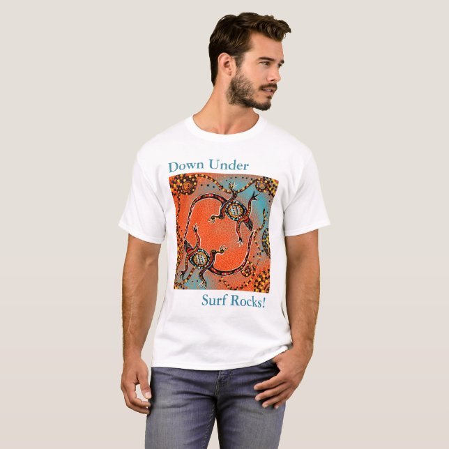 AUSTRALIANISCHE KUNST T-Shirt (Vorne ganz)