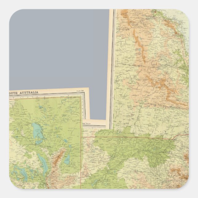 Australien 12.500.000 quadratischer aufkleber (Vorderseite)