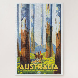 AUSTRALIEN 1930er VICTORIA WALD Puzzle