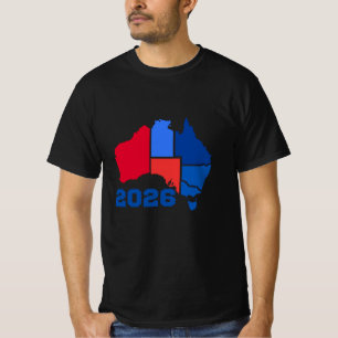 Australien 2026 Fußball Fan Personalisiertes Triko T-Shirt