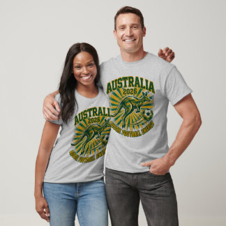 Australien 2026 Weltfußballspiel-Tag Herren T-Shir T-Shirt