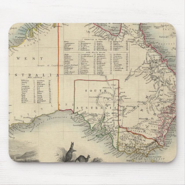 Australien 5 mousepad (Vorne)