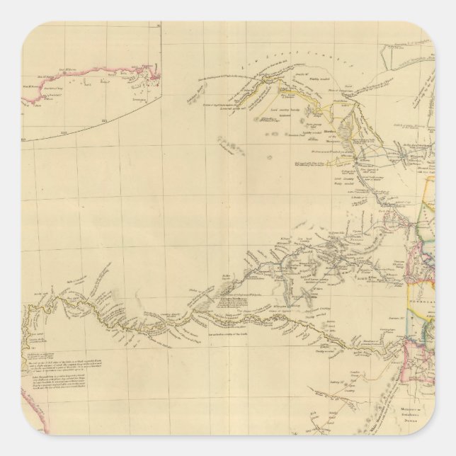 Australien 5 quadratischer aufkleber (Vorderseite)
