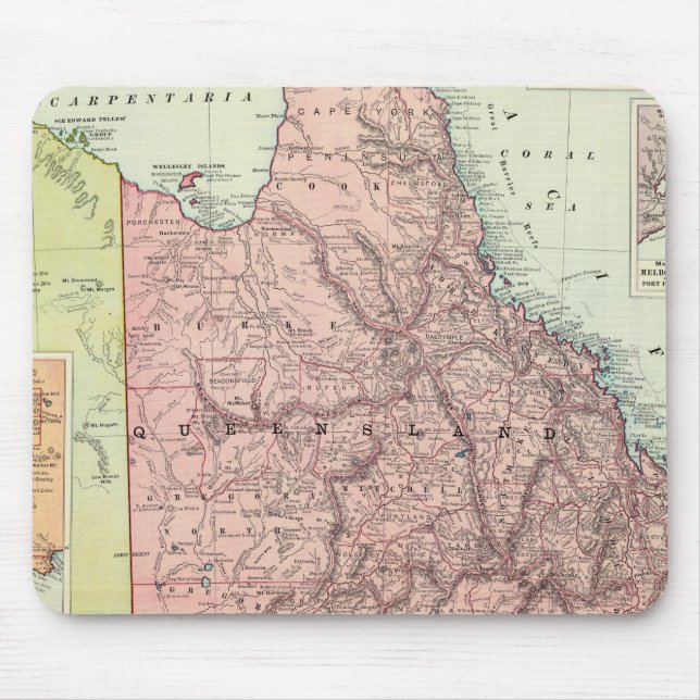 Australien 8 mousepad (Vorne)