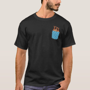 Australien Animal Zoo Animal Niedlich Pocket Kanga T-Shirt
