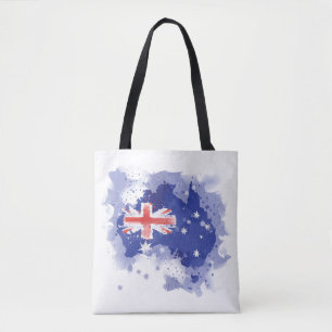 Australien-Aquarell-Karte