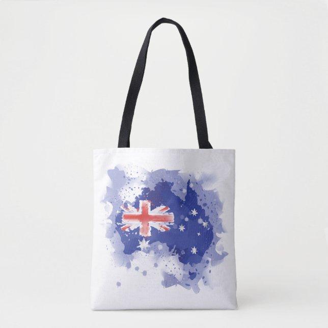 Australien-Aquarell-Karte (Vorderseite)