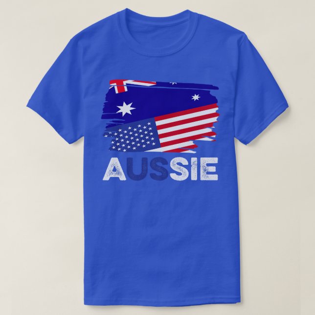 Australien Aussie American Citizen T-Shirt (Design vorne)