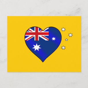 Australien Aussie Oi Liebe Postkarte