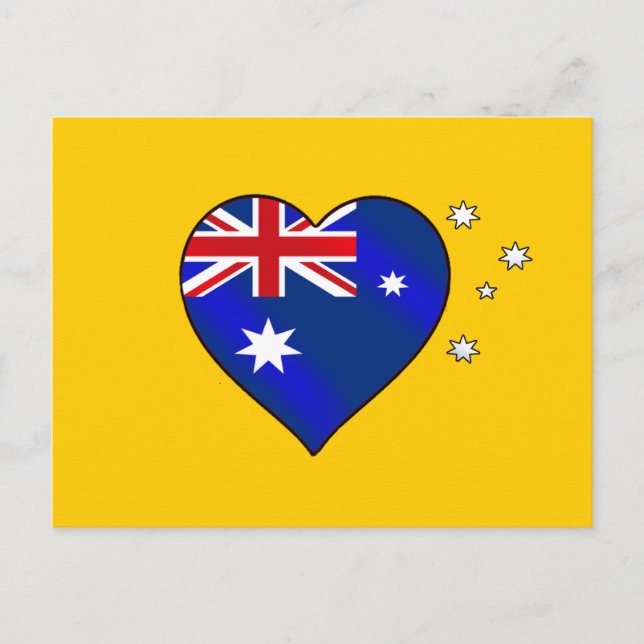 Australien Aussie Oi Liebe Postkarte (Vorderseite)