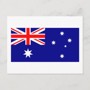Australien (Australien) Flag Postkarte