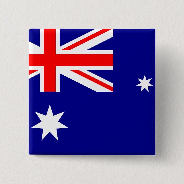 Australien (Australisch) Flagge Button (Vorderseite)